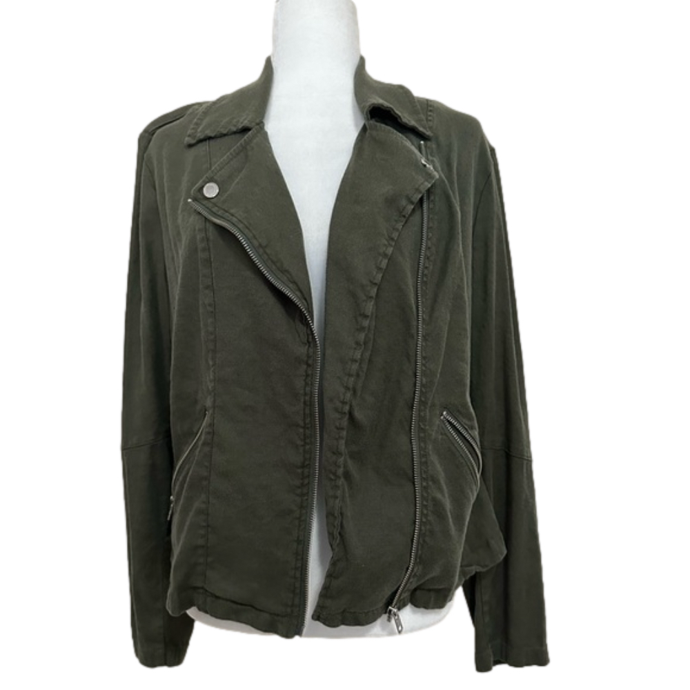 Adyson Parker Olive Moto Jacket